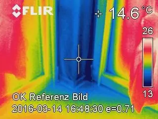 Wärmebildaufnahme zur Leckortung